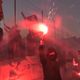 OM-PSG: fumigènes, chants... Les images des supporters marseillais à l'entraînement, à la veille du Classique