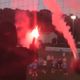 OM-PSG (Coupe de France) : Fumigènes, chants ... Les supporters de Marseille à la Commanderie